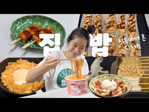 [ENG 집밥 브이로그] 분식집 내가 차린다. 지옥에서 온 누네띠네. 테슬라 전기차 어때염. thumbnail