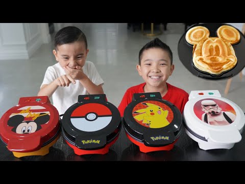 Making Cool Waffles With Kaison CKN thumbnail