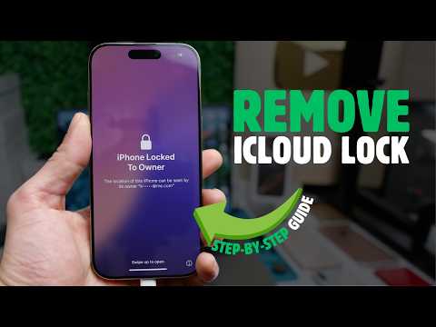 Remove iCloud Activation Lock on iPhone 16, iPhone 15, 14, 13, 12, etc. | iPhone Locked To Owner? thumbnail
