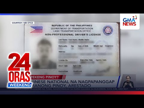 Chinese allegedly posing as Filipino arrested in Laguna | 24 Oras Weekend thumbnail