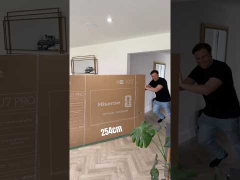 Getting Ready for the World Cup with a 100” TV ⚽📺 #Hisense thumbnail