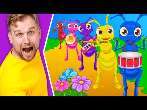 Ants Go Marching | Kids Nursery Rhymes 🐜🌈 thumbnail