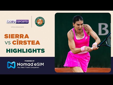 Solana Sierra vs Sorana Cîrstea | Roland-Garros 2026 | Match Highlights thumbnail