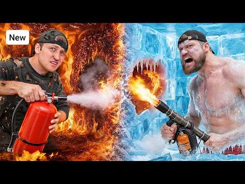 100 Layers of Fire vs 100 Layers of Ice thumbnail