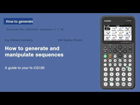 Sequences on the fx-CG100 thumbnail