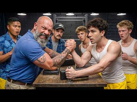 Dad Strength vs. Teen Bodybuilders -  (Who's Stronger?) thumbnail