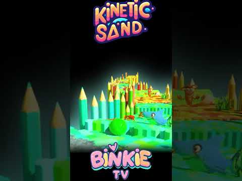 🦀🌈 Bowling Ball Crushes Kinetic Sand Sea Animals C Is for Crab | Binkie TV thumbnail