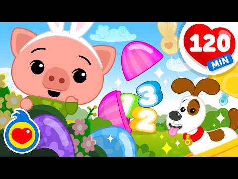 ¡Celebramos La Pascua! ?✨ Canciones Infantiles Y Huevos Sorpresa ?? (120 Min) | Plim Plim thumbnail