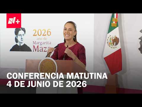 Conferencia de Claudia Sheinbaum hoy jueves 4 de junio de 2026 thumbnail
