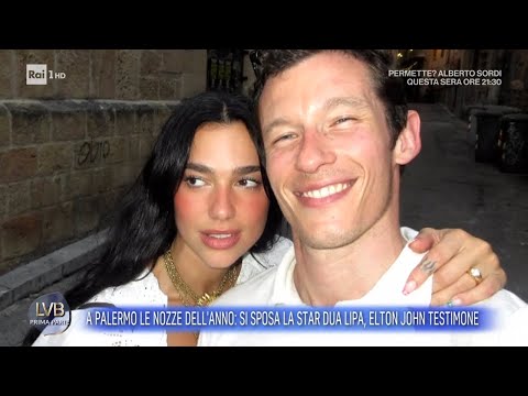 Dua Lipa e Callum Turner si sposano a Palermo: Elton John testimone - La volta buona 28/05/2026 thumbnail