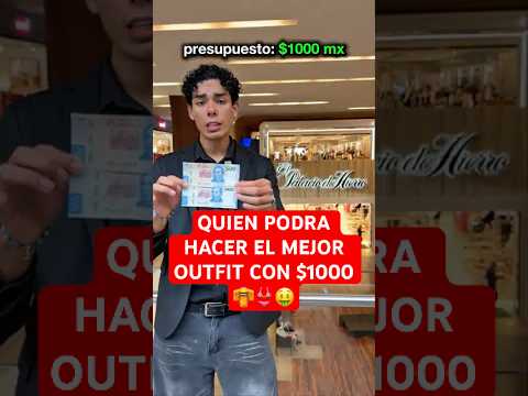 QUIEN PODRA HACER EL MEJOR OUTFIT CON $1000 😳👘👙 thumbnail