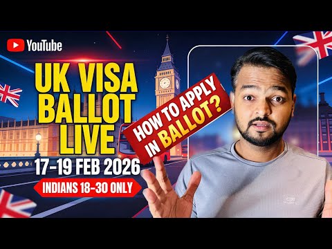 How to Apply For UK Youth Mobility Visa Ballot 2026 | Live Step-by-Step Application Guide For ALL thumbnail