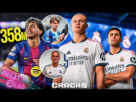 “¡Haaland y Rodri fichados!”; Mou oficial | Nadie vale más que Lamine | Nico Paz desmiente thumbnail