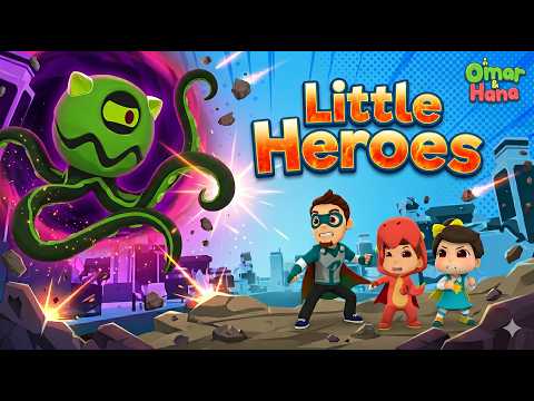 Little Heroes 🦸‍♀️⚡🎭 | Islamic Series & Songs For Kids | Omar & Hana English thumbnail