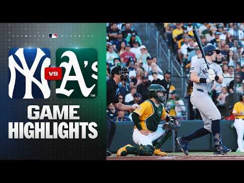 Yankees vs. A's Game Highlights (5/30/26) | MLB Highlights thumbnail