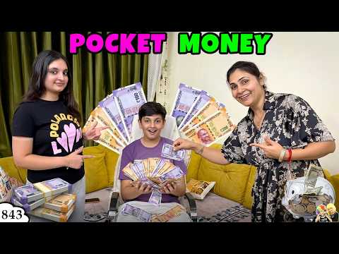 POCKET MONEY | Ep 843 | Family Life Vlog | Aayu and Pihu Show thumbnail