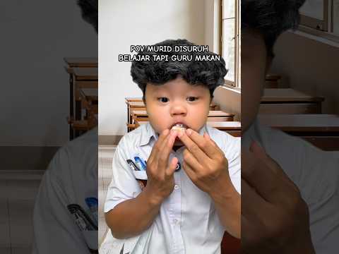 POV MURID DISURUH BELAJAR TAPI GURUNYA MAKAN #ardikatamps #comedy thumbnail