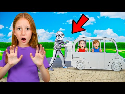Nastya và Paper World cùng bạn bè tham gia thử thách. thumbnail