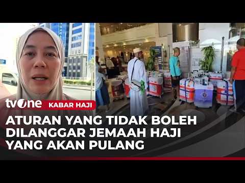 Petugas Akan Timbang Koper Jemaah haji Sebelum Terbang ke Tanah Air | Kabar Haji tvOne thumbnail