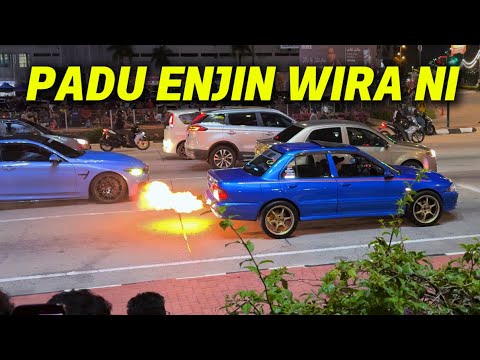 Dahsyat betul bunyi Proton Wira ni, meriah habis malam minggu Kuantan! thumbnail