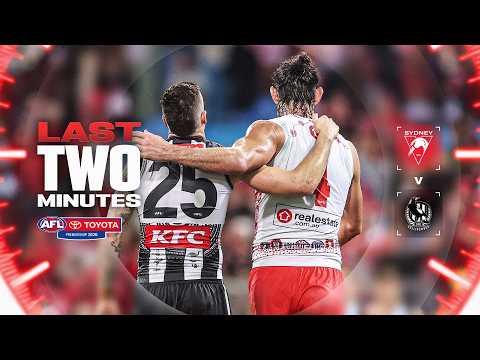 Last Two Minutes: Sydney Swans v Collingwood | Round 10, 2026 | AFL thumbnail