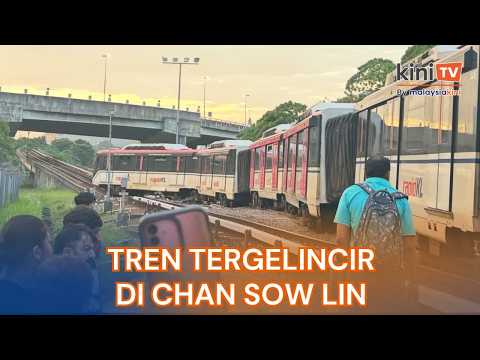 Tren LRT tergelincir di Chan Sow Lin, tiada kecederaan dilaporkan thumbnail