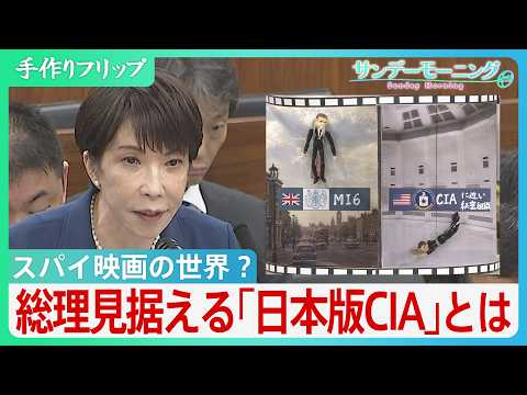 スパイ映画の世界？「国家情報局」設置の先に高市総理が見据えるは「日本版CIA」 国民監視の歯止めに必要なものとは【サンデーモーニング】 thumbnail