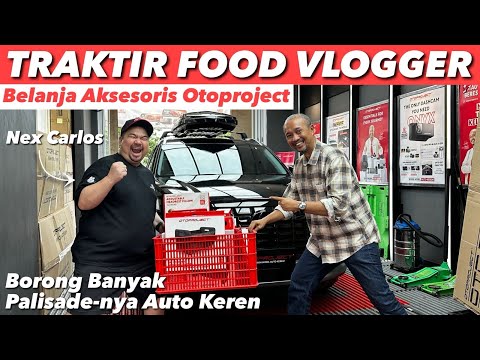 BUKAN MAKANAN, SAYA TRAKTIR NEX CARLOS AKSESORIS OTOPROJECT BUAT PALISADE-NYA thumbnail