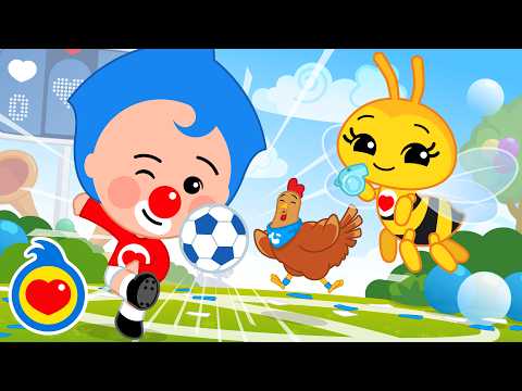 El Fútbol ⚽🥅 Colores del Corazón ❤️ Canciones Infantiles | Plim Plim thumbnail