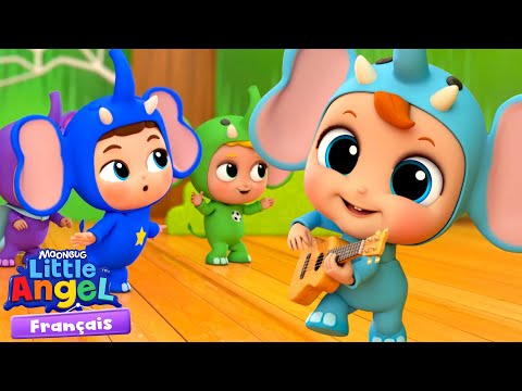 Un Éléphant qui se Balançait | Comptines avec Bébé Louis | Little Angel Français thumbnail