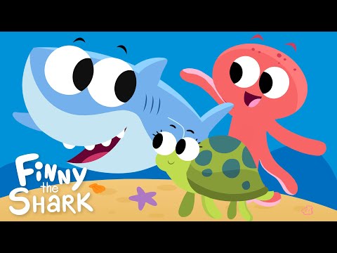 Let's Go For A Swim Outside | Kids Song | Finny The Shark thumbnail