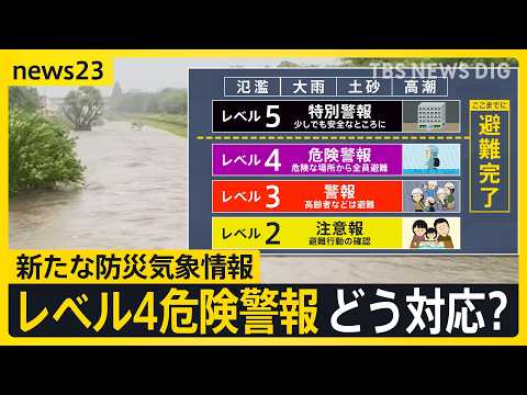 “台風6号ルート”で列島直撃か…熱帯低気圧が発生　レベル4“危険警報”…先月から運用開始の「新たな防災気象情報」どう対応？【news23】｜TBS NEWS DIG thumbnail