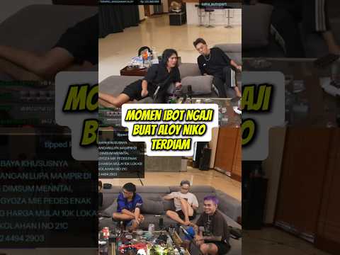 MOMENT IBOT NYANYI BUAT ALOY NIKO TERDIAM ! #aloy #ibot #nikojunius #rezaarap #tepe46 #marapthon thumbnail