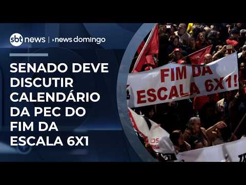 Alcolumbre deve convocar reunião para estabelecer cronograma da 6x1 nesta semana | #NewsDomingo thumbnail