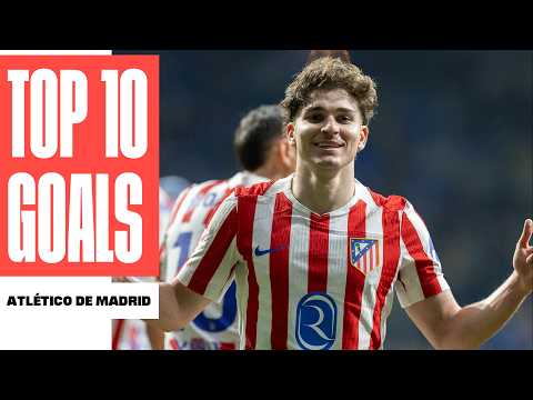 ¡Los 10 MEJORES GOLES del ATLÉTICO DE MADRID en LALIGA 2025/26! ❤️🤍 thumbnail