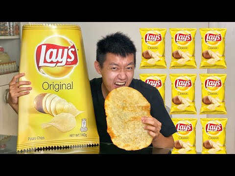 如何製作超巨大波卡！How to Make Super Giant Potato Chips! thumbnail