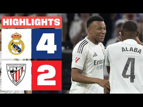 REAL MADRID 4 - 2 ATHLETIC CLUB | RESUMEN LALIGA EA SPORTS thumbnail
