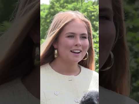 Prinses Amalia over ‘muur van pers’ thumbnail