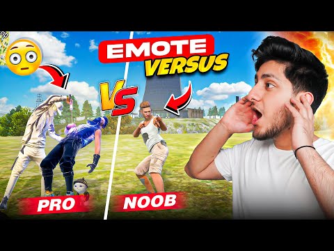 Pro Vs Noob Emote Funny Emote Versus On Factory Roof - Garena Free Fire thumbnail
