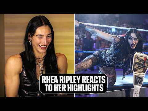 Rhea Ripley Reacts To Her BEST Highlights! thumbnail