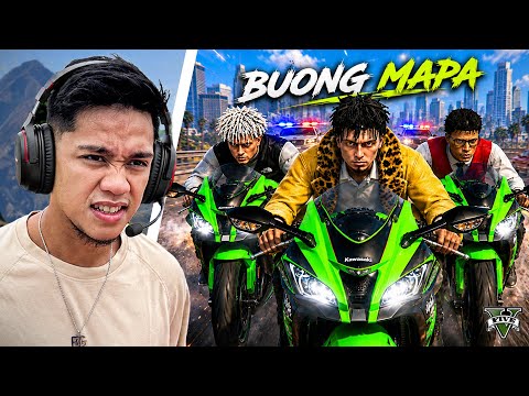KARERA sa BUONG MAPA - Ninja Superbike War | GTA 5 thumbnail