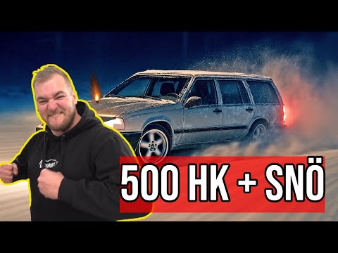 FÖRSTA SNÖN MED 500 HK VOLVO 745 TURBO - [VLOGG #806] thumbnail
