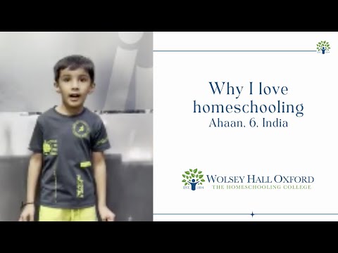 Why I love homeschooling with Wolsey Hall Oxford - Ahaan thumbnail