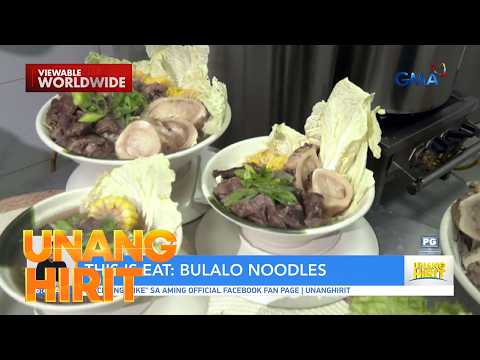 Bulalo Noodles, kakaibang food trip na swak sa maulang panahon | Unang Hirit thumbnail