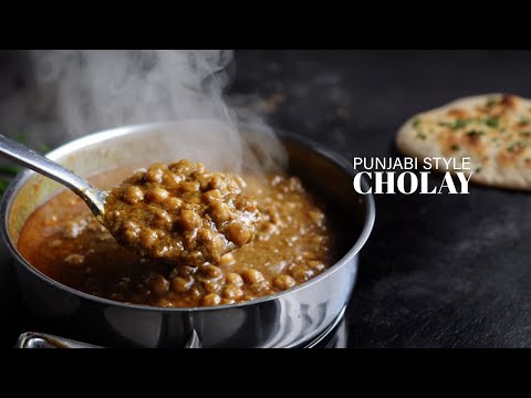 Chana Masala Punjabi Chikkar Chole recipe thumbnail