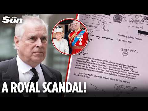 Revealed: Explosive papers show the Queen pushed for Andrew to be trade envoy! thumbnail