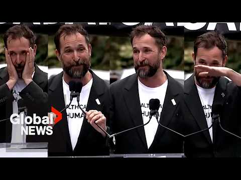 'The Pitt" star Noah Wyle delivers speech at rally of healthcare workers in Washington thumbnail