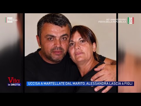 Uccisa a martellate dal marito, Alessandra lascia 4 figli - Vita in diretta 02/06/2026 thumbnail