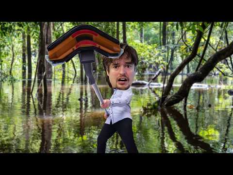 Ik sta met een stofzuiger in een overspoeld bos, help thumbnail
