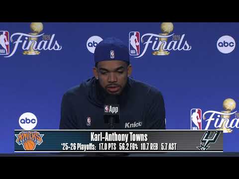 New York Knicks | NBA Finals Game 2 Media Availability Press Conferences thumbnail